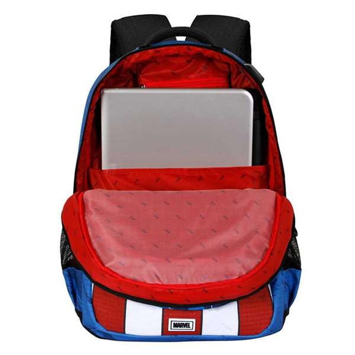 Karactermania Mochila Capitán América Run Plus Fan Azul