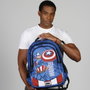 Karactermania Mochila Capitán América Run Plus Fan Azul