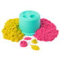 SPIN MASTER Kinetic Sand Squish Blumen Set - Arena de Juego Sensorial, 227 Gramos
