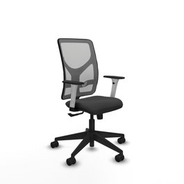 PIQUERAS Y CRESPO Silla de oficina Motilla con Mecanismo Sincro Gris