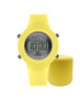 Watxandco RELOJ4_M con correa amarilla y esfera morada