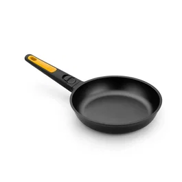 BRA Fast Click Sartén Multiuso 24cm | Aluminio Fundido 5.5mm | Teflón Select Antiadherente | Compatible con Inducción y Horno hasta 220°C | Mango Desmontable
