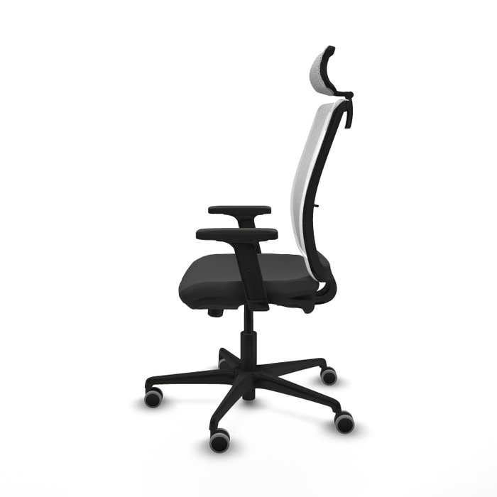 PIQUERAS Y CRESPO Silla de oficina Haches Gris oscuro y Blanco PIQUERAS Y CRESPO Silla de oficina Haches Gris oscuro y Blanco