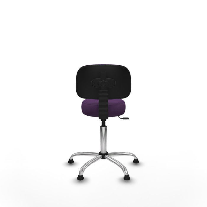 PIQUERAS Y CRESPO Silla Llanos giratorio bali morado base cromada PIQUERAS Y CRESPO Silla Llanos giratorio bali morado base cromada