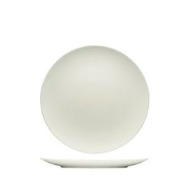 Bauscher Plato Purity Coupe 16 cm - Plato Llano Blanco Marfil, Porcelana Noble China (Set de 6)