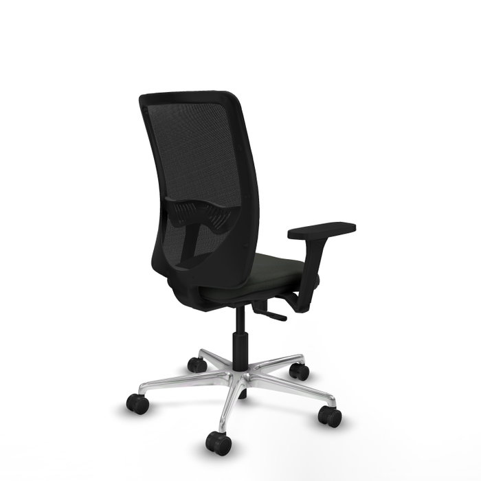 PIQUERAS Y CRESPO Silla de oficina Zulema con mecanismo Sincro y Brazos 3D, Negro