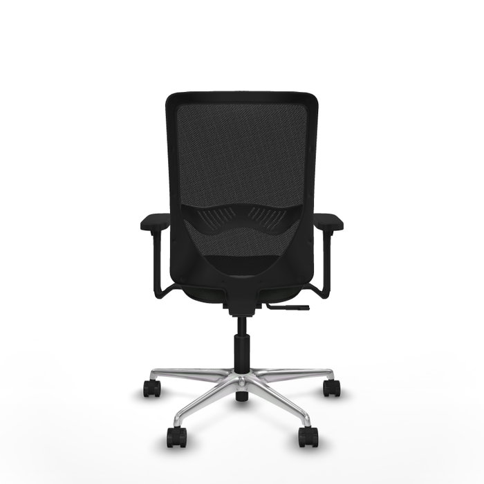 PIQUERAS Y CRESPO Silla de oficina Zulema con mecanismo Sincro y Brazos 3D, Negro