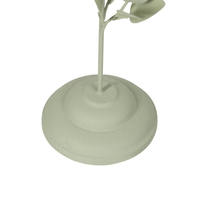 Portavelas Hojas Metal 8 X 8 X 29 cm (Set de 2)