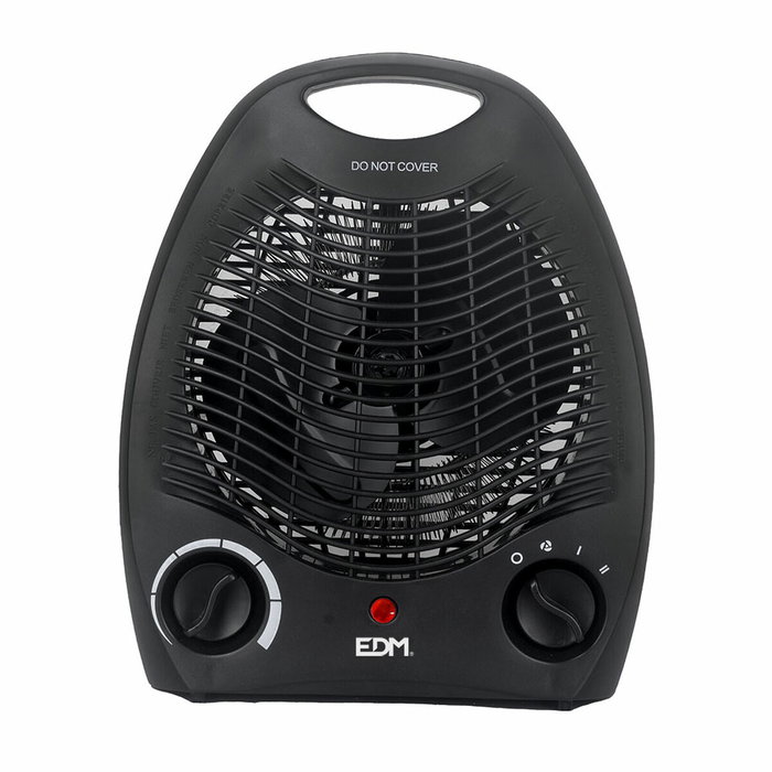 Edm Calefactor compacto 1000 - 2000 W negro