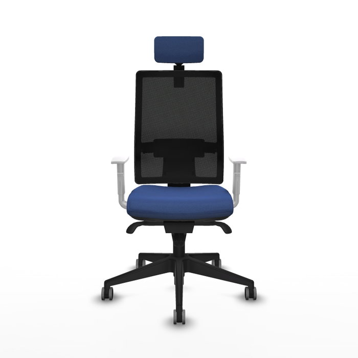 PIQUERAS Y CRESPO Silla de oficina Horna con mecanismo Sincro, Azul marino y Negro PIQUERAS Y CRESPO Silla de oficina Horna con mecanismo Sincro, Azul marino y Negro