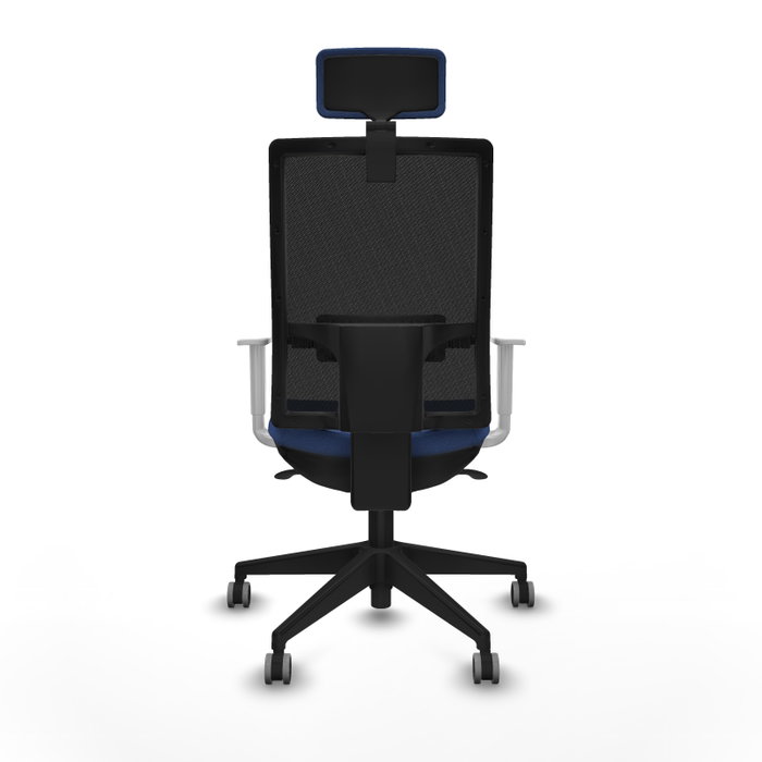 PIQUERAS Y CRESPO Silla de oficina Horna con mecanismo Sincro, Azul marino y Negro PIQUERAS Y CRESPO Silla de oficina Horna con mecanismo Sincro, Azul marino y Negro