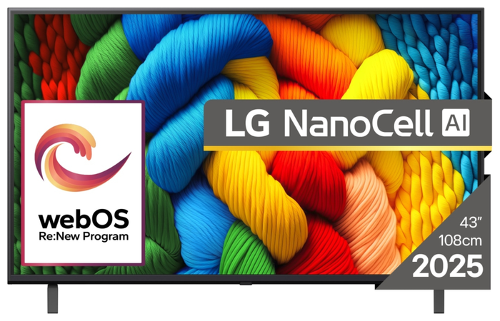 LG 43NANO80A3B NanoCell 43 pulgadas 4K Ultra HD Smart TV Negro LG 43NANO80A3B NanoCell 43 pulgadas 4K Ultra HD Smart TV Negro