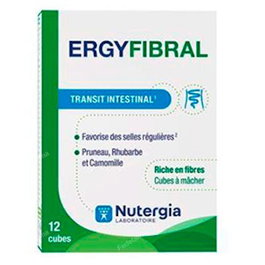 NUTERGIA Ergyfibral 12 Cubos Fibra Digestiva Avena Ciruela Manzanilla Anís