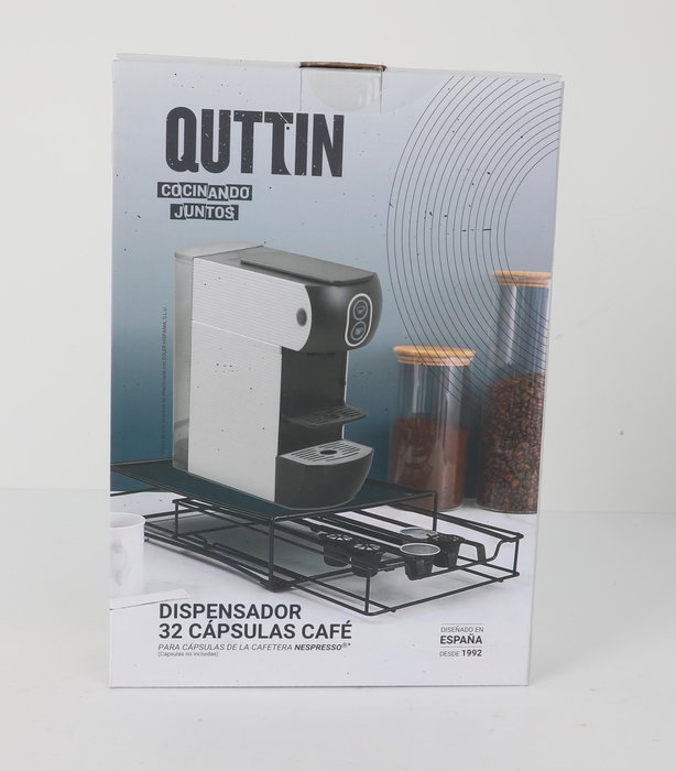 Quttin Dispensador 32 Cápsulas Café 21 x 31 x 7.5 cm (4 Unidades)