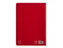 Liderpapel Cuaderno Espiral A4 Pautaguía Tapa Blanda 80 Hojas 75gr Cuadro Pautado 2.5mm Rojo