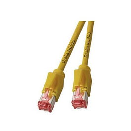 EFB Elektronik Patchkabel RJ45 Cat.6A S/FTP LSZH 25m Amarillo