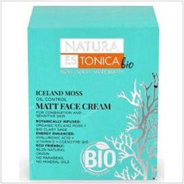 Natura Estonica Crema Facial Musgo De Islandia 50Ml Bio Hidratante Matificante Piel Mixta Sensible