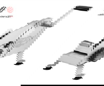 Ritter PODIO-3 Cortafiambres Manual con Hoja Dentada Universal de 17 cm y Base Antideslizante