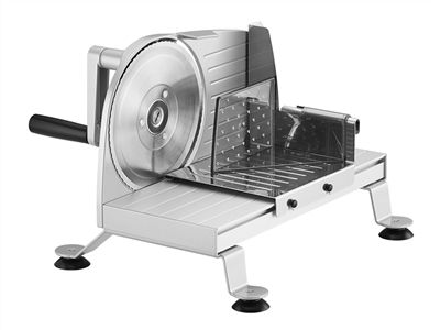 Ritter PODIO-3 Cortafiambres Manual con Hoja Dentada Universal de 17 cm y Base Antideslizante