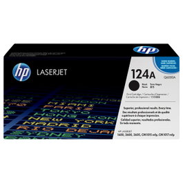 HP Cartucho de tóner 124A Q6000A Negro