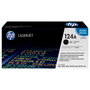HP Cartucho de tóner 124A Q6000A Negro