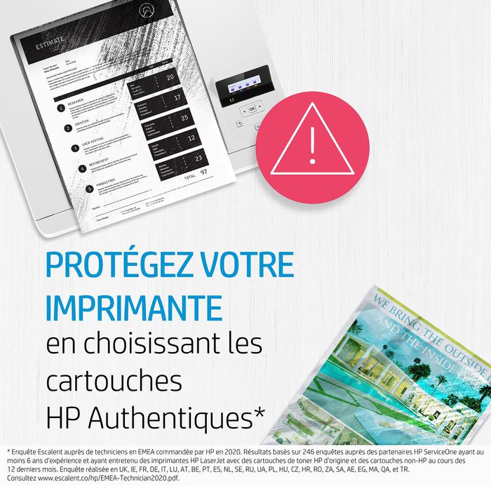 HP Cartucho de tóner 124A Q6000A Negro