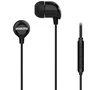 PHILIPS Auricular In-Ear con Microfono, Negro, Tipo C, Auriculares Intrauditivos con Conector USB-C para Llamadas y Musica