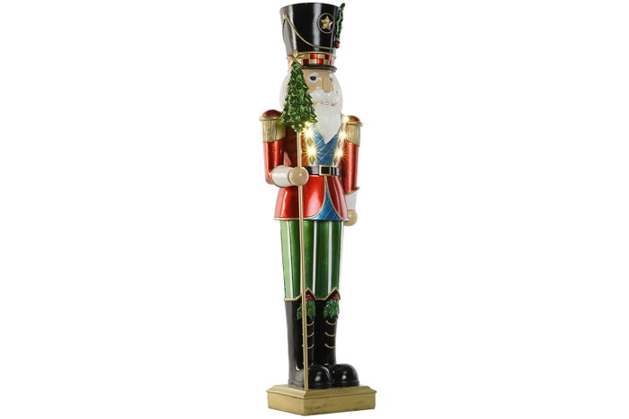 DKD Home Decor Cascanueces LED Resina Verde y Rojo DKD Home Decor Cascanueces LED Resina Verde y Rojo