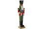 DKD Home Decor Cascanueces LED Resina Verde y Rojo