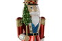 DKD Home Decor Cascanueces LED Resina Verde y Rojo
