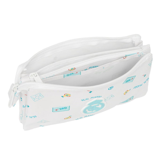 Safta Portatodo Triple Real Madrid Blanco Safta Portatodo Triple Real Madrid Blanco
