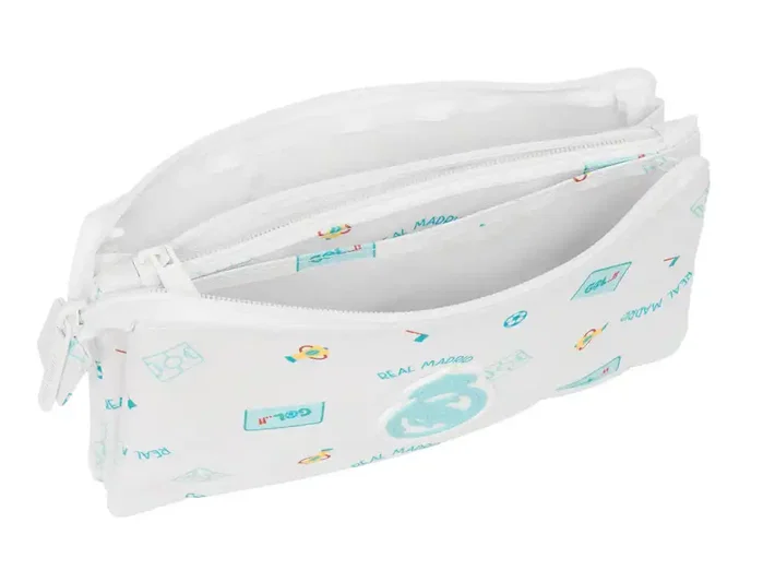 Safta Portatodo Triple Real Madrid Blanco Safta Portatodo Triple Real Madrid Blanco