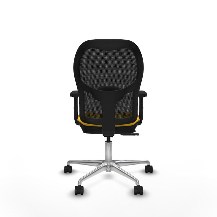 PIQUERAS Y CRESPO Silla de oficina Jorquera Sincro/Traslack Amarillo/Negro