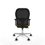 PIQUERAS Y CRESPO Silla de oficina Jorquera Sincro/Traslack Amarillo/Negro