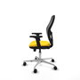 PIQUERAS Y CRESPO Silla de oficina Jorquera Sincro/Traslack Amarillo/Negro