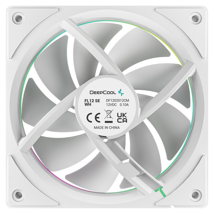 DeepCool FL12 SE 3 en 1 Pack de 3 Ventiladores 120mm Blanco con LED RGB y PWM Control, Flujo de Aire 50.74 CFM DeepCool FL12 SE 3 en 1 Pack de 3 Ventiladores 120mm Blanco con LED RGB y PWM Control, Flujo de Aire 50.74 CFM