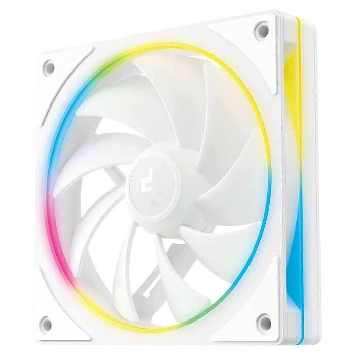 DeepCool FL12 SE 3 en 1 Pack de 3 Ventiladores 120mm Blanco con LED RGB y PWM Control, Flujo de Aire 50.74 CFM DeepCool FL12 SE 3 en 1 Pack de 3 Ventiladores 120mm Blanco con LED RGB y PWM Control, Flujo de Aire 50.74 CFM
