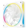 DeepCool FL12 SE 3 en 1 Pack de 3 Ventiladores 120mm Blanco con LED RGB y PWM Control, Flujo de Aire 50.74 CFM