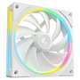 DeepCool FL12 SE 3 en 1 Pack de 3 Ventiladores 120mm Blanco con LED RGB y PWM Control, Flujo de Aire 50.74 CFM