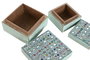 DKD Home Decor Joyero Indio Multicolor 10 x 6 x 10 cm Set de 2 (6 Unidades)