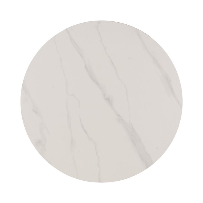 Ixia Mesa de Centro Blanco-Natural 80 x 80 x 45 cm