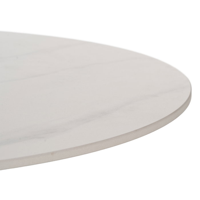 Ixia Mesa de Centro Blanco-Natural 80 x 80 x 45 cm
