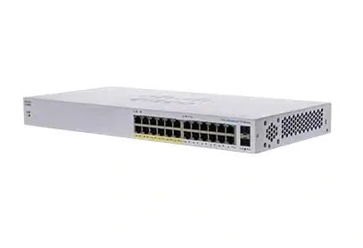Cisco CBS110 Switch no administrado L2 con 24 puertos Gigabit y 12 puertos PoE Cisco CBS110 Switch no administrado L2 con 24 puertos Gigabit y 12 puertos PoE