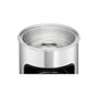 Durable Papierkorb Safe con cenicero redondo plata