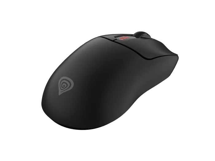 Genesis Zircon 500 - Ratón Gaming Inalámbrico Triple (RF 2.4GHz + Bluetooth 5.0 + USB-C) para Diestro, Sensor Óptico Pixart PMW3325 10000 DPI, Interruptores Kailh 4.0, 79g, Negro