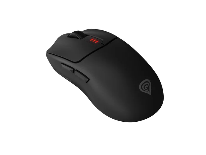 Genesis Zircon 500 - Ratón Gaming Inalámbrico Triple (RF 2.4GHz + Bluetooth 5.0 + USB-C) para Diestro, Sensor Óptico Pixart PMW3325 10000 DPI, Interruptores Kailh 4.0, 79g, Negro