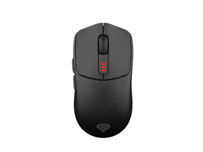 Genesis Zircon 500 - Ratón Gaming Inalámbrico Triple (RF 2.4GHz + Bluetooth 5.0 + USB-C) para Diestro, Sensor Óptico Pixart PMW3325 10000 DPI, Interruptores Kailh 4.0, 79g, Negro