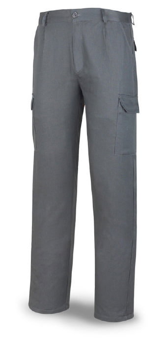 Pantalones de tejido tergal gris Pantalones de tejido tergal gris