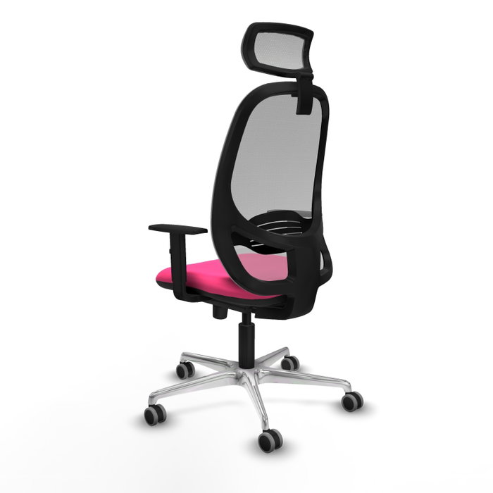 PIQUERAS Y CRESPO Silla de oficina Cilanco Rosa y Gris PIQUERAS Y CRESPO Silla de oficina Cilanco Rosa y Gris