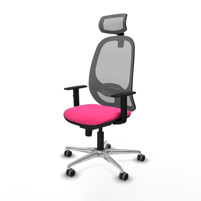PIQUERAS Y CRESPO Silla de oficina Cilanco Rosa y Gris PIQUERAS Y CRESPO Silla de oficina Cilanco Rosa y Gris